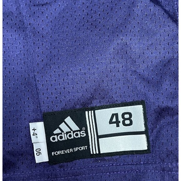 Adidas Northwestern Wildcats 51 Game Jersey Size 48 Signed By Coach Fitzgerald - Picture 6 of 8